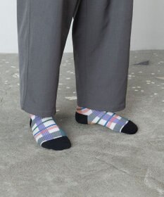 TRICOTE チェックリンクソックス