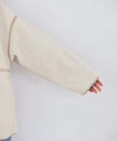 Tiaclasse 2wayリバーシブルボアショートブルゾン