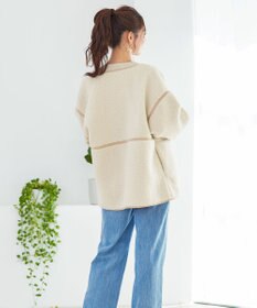 Tiaclasse 2wayリバーシブルボアショートブルゾン