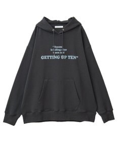 AMERICAN HOLIC フロッキーロゴプリント裏毛パーカー