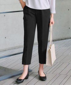 Tiaclasse L 【ストレッチジョーゼット】スリットテーパードパンツ
