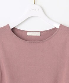 ANY SIS 【洗える】異素材コンビ ニット