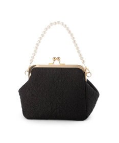 UNBILLION カシュカシュ cachecache / 2wayパールハンドル付きがま口パーティバッグ