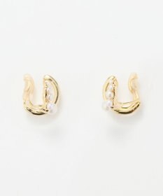 Phoebe 【痛くないシリーズ】ミルキーウェイパールフロートライトフィットイヤリング　ゴールド