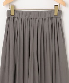 組曲 【ウエストゴム・WEB限定】シアープリーツライクシフォン パンツ