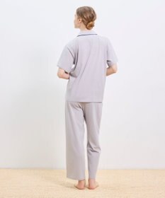 une nana cool 【綿100%】スビン天竺 半袖開襟パジャマ MADE WITH LIBERTY FABRIC