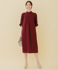 自由区 【WEB限定】ラグランタック ドレス