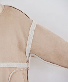 Tiaclasse 2wayリバーシブルボアショートブルゾン