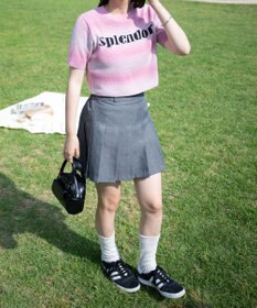 WEGO グラデーションちびニットT