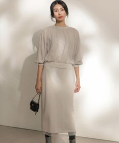 組曲 S 【WEB限定】チュールニット×リバーシブルスカート セット