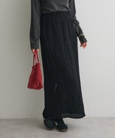 CRAFT STANDARD BOUTIQUE シャーリングジャガードスカート