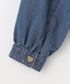 ANY KIDS フリル 襟付き デニム ジャケット