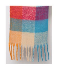 UNBILLION カシュネ cache nez / リサイクルポリブロックチェックストール