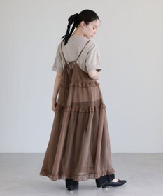 Green Parks ・Ｐｅｔｉｔ　Ｆｌｅｕｒ　シアーティアードキャミワンピ