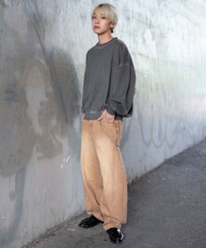 WEGO チェーン付きバルーンデニムパンツ