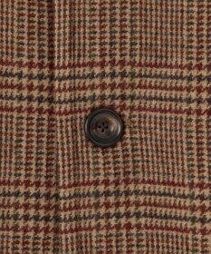 J.PRESS MEN 【KING SIZE】【JAPAN TWEED with REAL SHETLAND】ガンクラブチェック バルカラーコート
