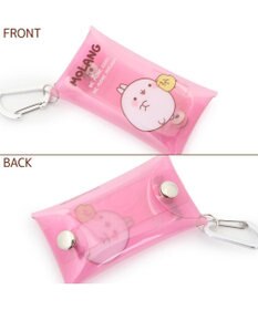 Mother garden 【2/15(日)迄 販売延長! 】マザーガーデン MOLANG モラン カラビナ付クリアポーチ