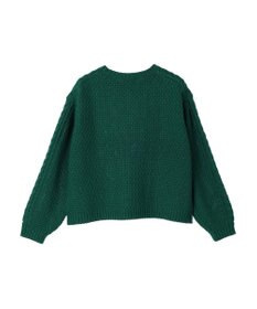 earth music&ecology ウォッシャブルケーブルプルオーバー