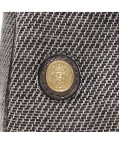 A.D.M.J. リネンラメクロス/前金具付トート32cm(Dカン＋)