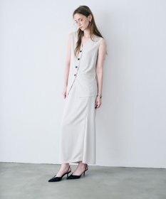 uncrave クールタッチツイル Iラインスカート