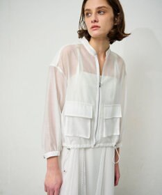 GRACE CONTINENTAL シアードレープブルゾン