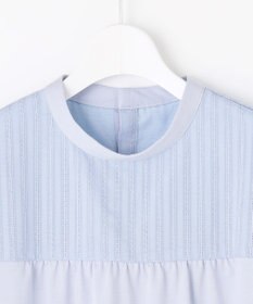 J.PRESS LADIES L 【洗える】プレーティングジャージー モックネックカットソー