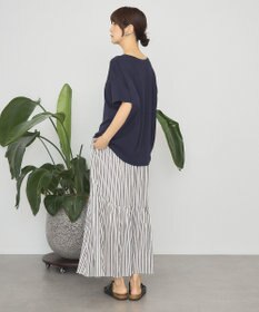 AMERICAN HOLIC 楊柳ギャザーボリュームフレアスカート