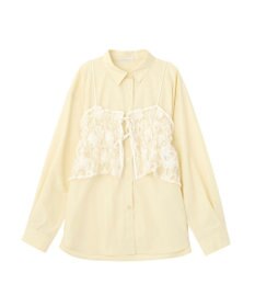 Green Parks ＳＥＴ２点シャツ＋レースビスチェ