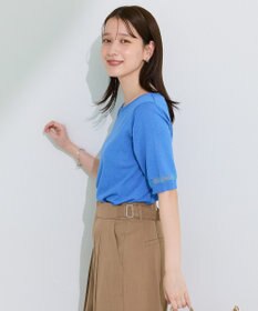 Green Parks 袖シアーニットプルオーバー