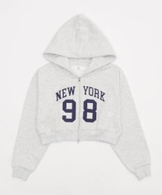 WEGO グラフィックショートZIPパーカー