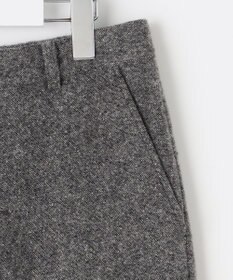 J.PRESS LADIES シルクネップ ツイード セミワイド パンツ