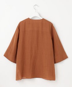 自由区 L 【カタログ掲載・接触冷感・洗える】ラミーローンプルオーバー ブラウス