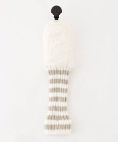 23区GOLF 【雑貨】ファー×ボーダー ヘッドカバー