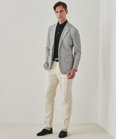 GOTAIRIKU 仕事で着られる綿パン【吸水速乾/ストレッチ/折り目加工】クールマックスコットンパンツ_ノータック（25年モデル）