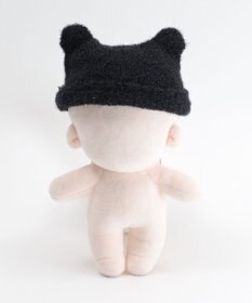 WEGO 【痛バ＆推し活グッズ】ぬいクマ耳ニットキャップ15cm
