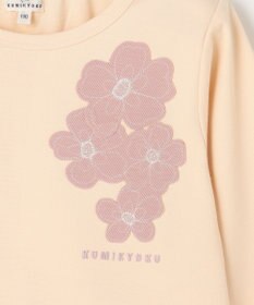 組曲 KIDS 【110-140㎝】サラリとフラワーモチーフ Tシャツ
