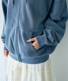 YECCA VECCA 【STAR＆STRIPE】ZIPフーディ