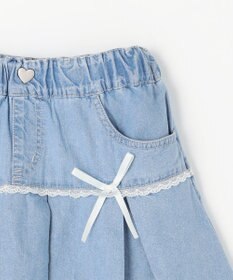 ANY KIDS 【洗濯機可能】プリーツ ミニスカパン