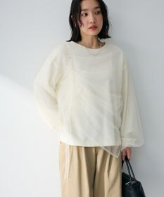 Green Parks シャーリングチュールドッキングプルオーバー