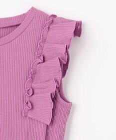 ANY KIDS チェック ドッキング ワンピース