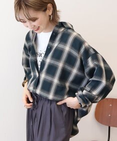 AMERICAN HOLIC イージーケアチェックシャツ【360°着こなしシャツ】