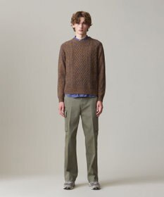 J.PRESS MEN 【KING SIZE】【Cash Lamb’s wool】ケーブルニット / クルー