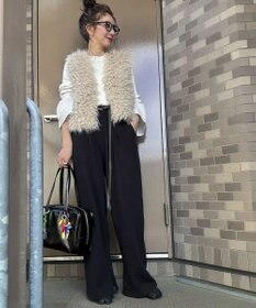 Green Parks タック入り裏起毛スウェットパンツ