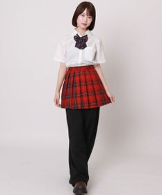 WEGO 【SCHOOLITEM/ウエストゴム】イージーストレートスウェットパンツ