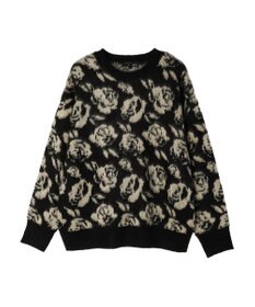 Green Parks ・ＳＵＧＡＲ　ＳＰＯＯＮ　フラワーシャギーニット