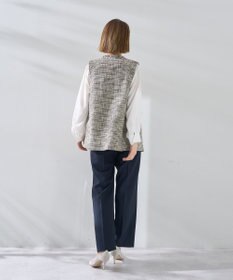 YECCA VECCA サイドベルテッドハイウエストパンツ