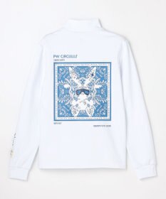 PW CIRCULUS 【吸水速乾 / UV遮蔽率99.9% UVカット / ストレッチ】【WOMEN】アニマルグラフィックロングスリーブモックT ゴルフウェア レディース