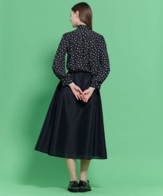 TOCCA PROMISE RIBBON ROSETTE ドット柄ブラウス