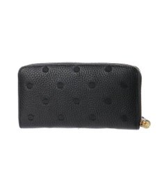 UNBILLION ペルケ perche / 牛革ドット刺繍ラウンド長財布