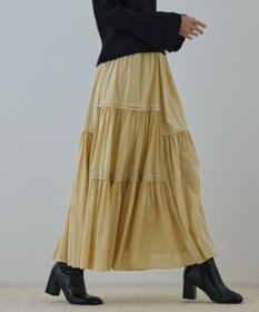 GRACE CONTINENTAL ティアードロングスカート